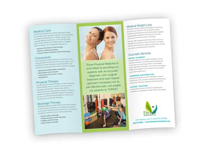 Trifold Brochure Product Image