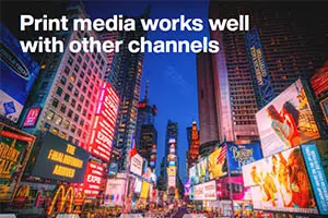 Pairing Print Media With Other Channels